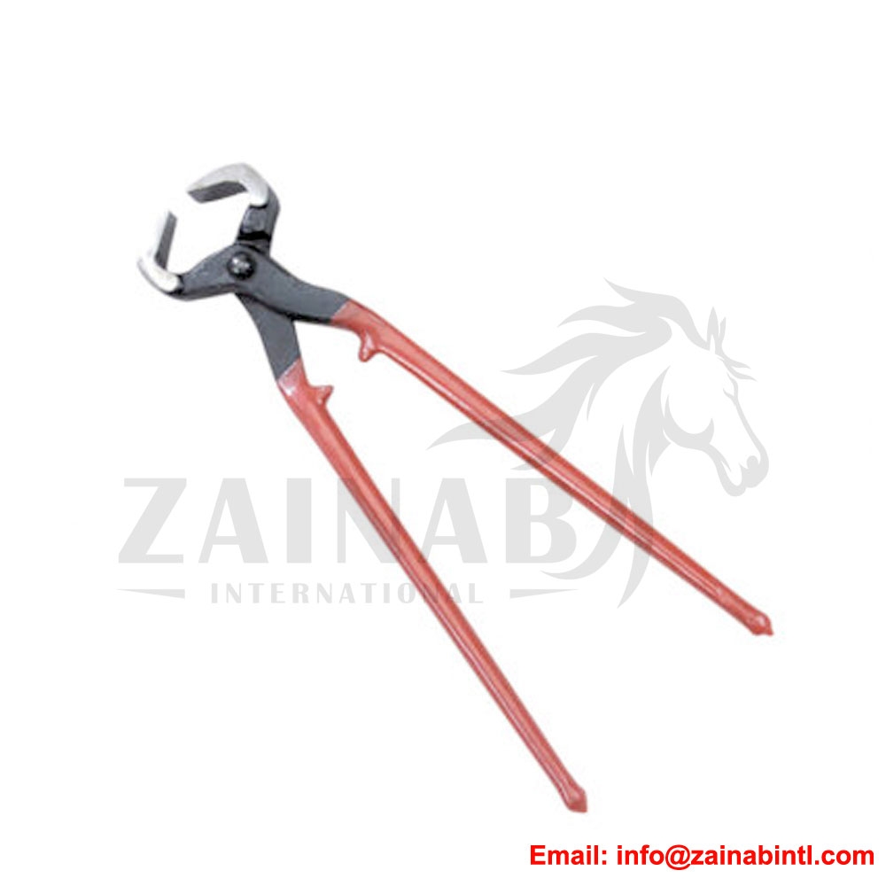 FARRIER PULL OFF BLACK POWDER COATED RED GRIP